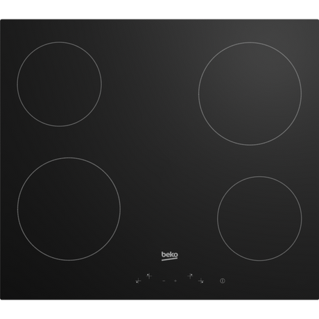 Beko 60cm Black Vitoceramic Hob - HIC64401