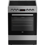 Beko 60cm Vitroceramic Inox (Stainless Steel) Free Standing Stove - FSE87310GX