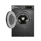 KIC 8kg Dark Grey Front Loader Washing Machine - KFL 812 GR
