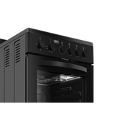 Defy 50cm Black 4 Plate Compact Stove Black FC - DSS554