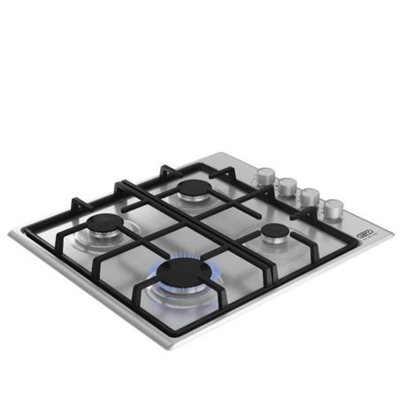 Defy Slimline Gas Hob Side Control Stainless Steel - DHG133