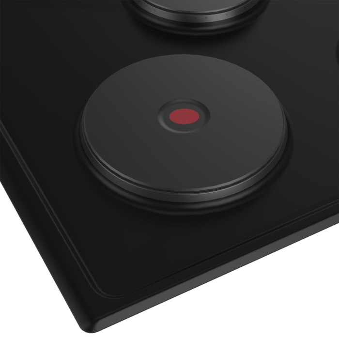 Defy 90cm Black Gemini Solid Hob - DHD416