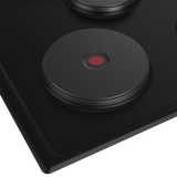 Defy 90cm Black Gemini Solid Hob - DHD416