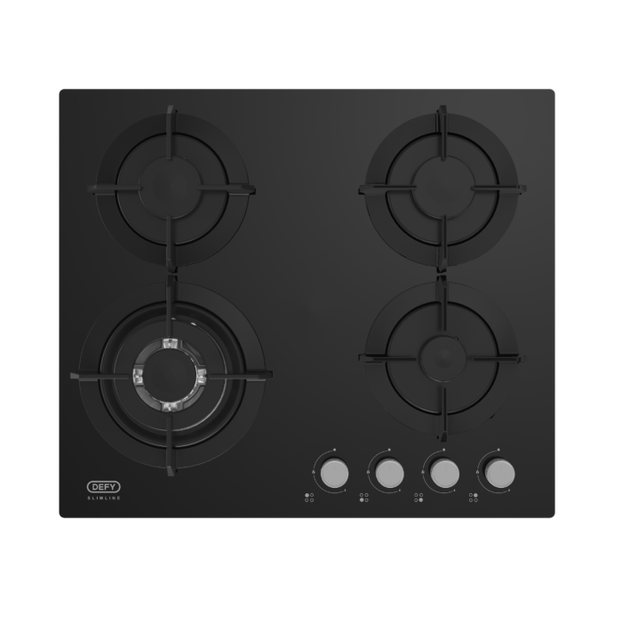 Defy 60cm Slimline Gas on Glass Hob - DHG604