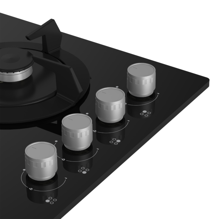 Defy 60cm Slimline Gas on Glass Hob - DHG604