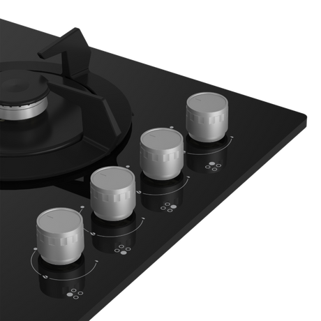 Defy 60cm Slimline Gas on Glass Hob - DHG604