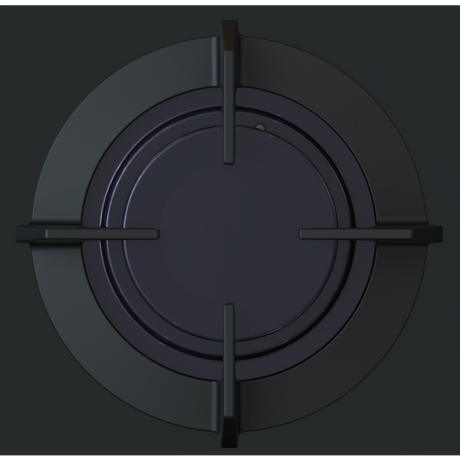 Defy 65cm Black Glass Dual Fuel Hob - DHG606