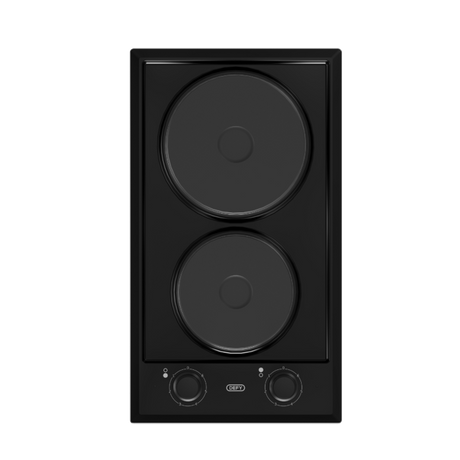 Defy 30cm Black Solid Hob - DHD400