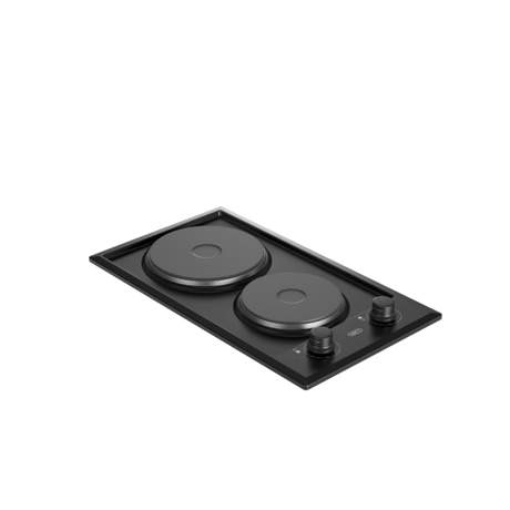 Defy 30cm Black Solid Hob - DHD400