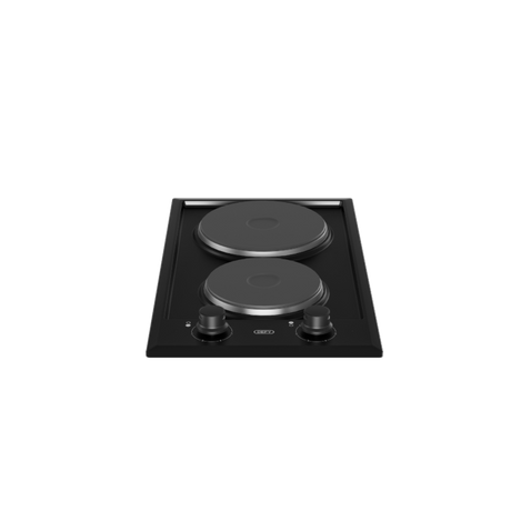 Defy 30cm Black Solid Hob - DHD400