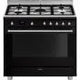Smeg 90cm Cooker with Gas Hob - SSA91MABL2