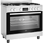 Beko 90cm Stainless Steel Freestanding Gas/Electric Cooker - BGTW11225EX