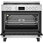 Beko 90cm Stainless Steel Freestanding Gas/Electric Cooker - BGTW11225EX