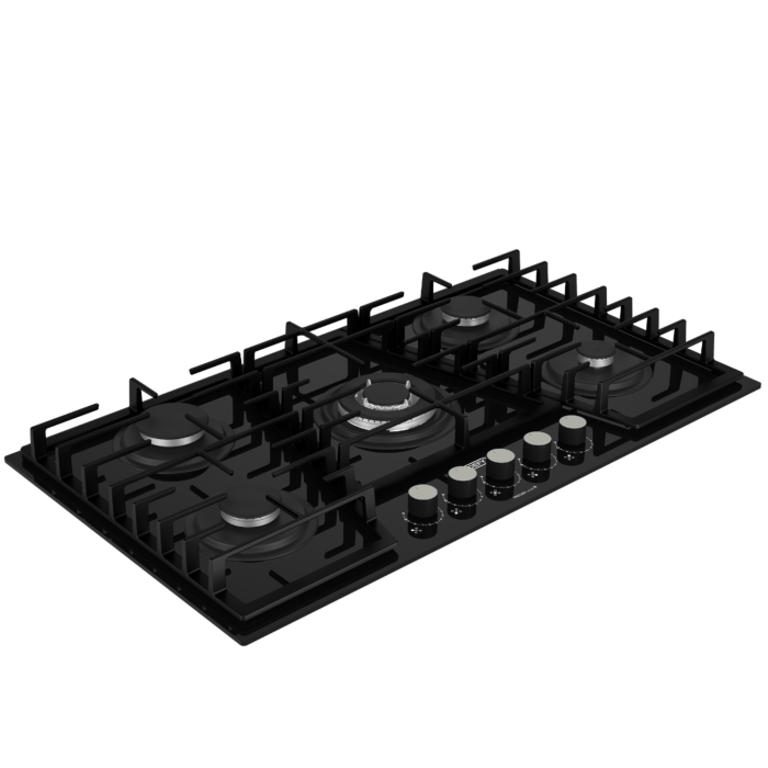 Defy 90cm 5Burner Gas On Glass Hob - DHG931