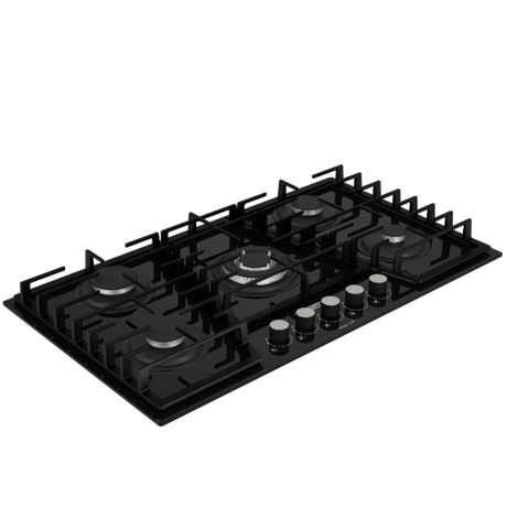 Defy 90cm 5Burner Gas On Glass Hob - DHG931