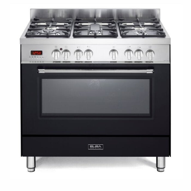 Elba 90cm Excellence Gas Electric Cooker Black - 9S4EX937NB