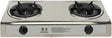 ALVA GAS STOVE 2 PLATE STAINLESS STEEL
