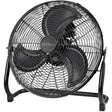Alva Air 50cm High Velocity Matte Black Floor Fan