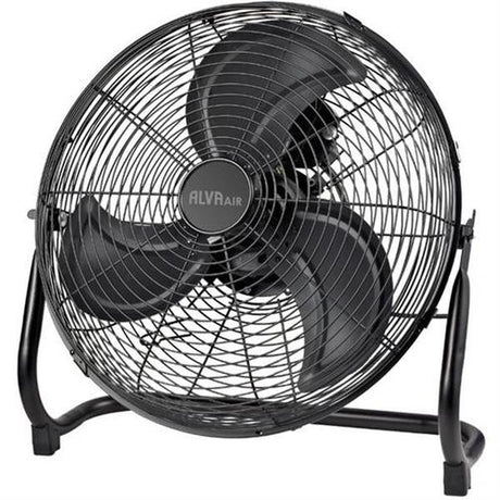 Alva Air 50cm High Velocity Matte Black Floor Fan