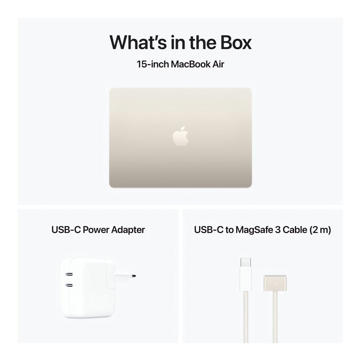 Apple MacBook Air 15.3-inch Retina Laptop - Apple M4 512GB SSD 24GB RAM macOS Starlight