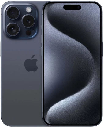 Apple iPhone 15 Pro - Blue Titanium, 128 GB Storage, 6 GB RAM - Advanced Smartphone with iOS 17, 6.1-inch OLED Display, 5G Connectivity