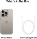 Apple iPhone 15 Pro (Natural Titanium, 128 GB) (6 GB RAM)