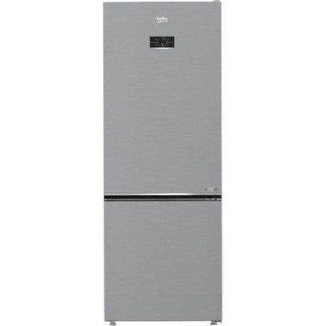 Beko 490L Inox Finish Double Door Bottom Mount Fridge Freezer with Inverter Compressor