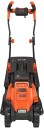 Black + Decker BEMW451BH-QS 1200W 32CM Electric Lawn Mower with Ergonomic Handle AC Adapter Rotary Push Lawn Mower (Black, Orange)