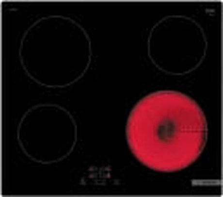 Bosch PKE611BA2E 60cm Electric Hob with Oven - 4 Radiant Zones, TouchSelect Controls