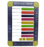 Brainware Bear Blue Plastic Abacus 100 Beads Flatboard