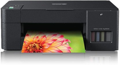 Brother DCP-T220 Color Inkjet All-in-One Printer with Ink Tank, 5-Year Warranty, Print/Scan/Copy, USB/Ethernet Connectivity for Home & Small Office Use