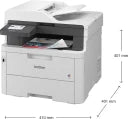 Brother MFC-L3760CDW: Versatile Color Laser All-in-One Printer for Office Productivity