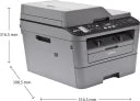 Brother MFCL2700DW Wireless Monochrome Laser All-in-One Printer with Print, Copy, Scan, and Fax