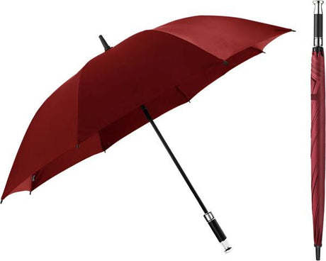 CASEY HANDHELD LARGE MAROON UMBRELLA