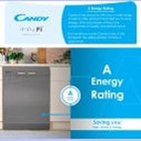 Candy 13 Place Settings Free Standing Dishwasher CD PN1L390PX-ZA