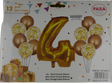 Casey 13pc Gold and White Balloon Set Nr 4