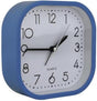 Casey Bedside Square Alarm Clock 12cm Blue