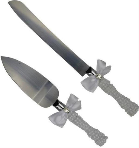 Casey Cake Knife And Spatula Server Set