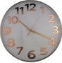 Casey Wall Clock Rose Gold Outer Rim With Rose Gold Details
