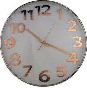 Casey Wall Clock Rose Gold