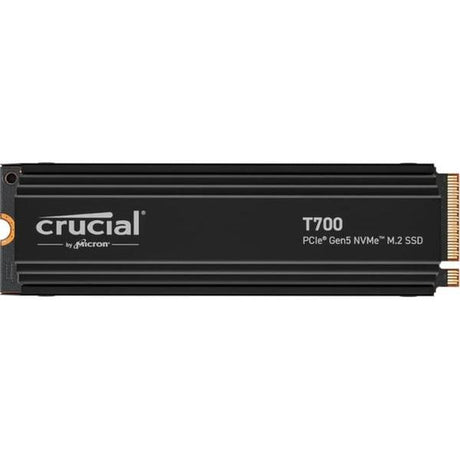 Crucial T700 2TB M.2 NVMe Gen5 with Heatsink NAND SSD