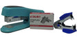 DLOffice Basic Mini Half Strip Stapler Set Blue – Includes