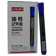 DLOffice Permanent Markers Pack of 10 Blue