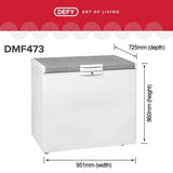 Defy 254L White Chest Freezer