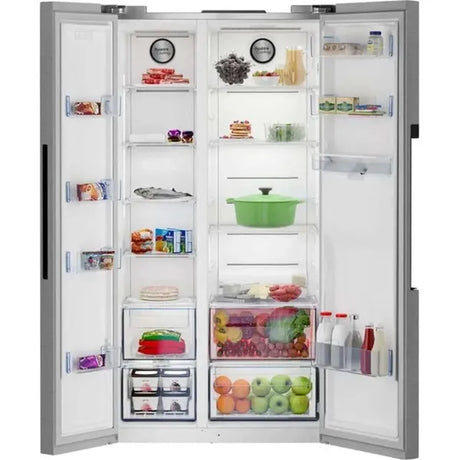 Defy 555 L Frost Free Double Door Fridge (Metallic Satin, DFF547)