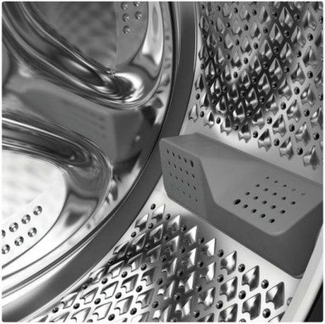 Defy DAW 389 9 kg SteamCure Front Loader Washing Machine - Stylish Grey, Energy Efficient & Quiet Operation