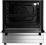 Defy DHG128 Stainless Steel 4-Burner Manual Gas Stove with Electric Oven - 56L Capacity
