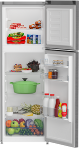 Defy 157 L Double Door Top Mount Fridge (EMB Metallic, Top Mount Freezer Fridge)