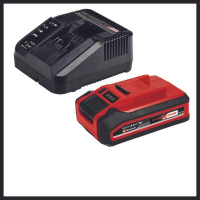 Einhell Power X-Change Cordless Lawn Mower With Starter Kit Battery & AC Adapter Rotary Push Lawn Mower (Red)