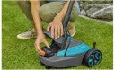 GARDENA 14620-22 Battery Rotary Push Lawn Mower (Blue,Grey)